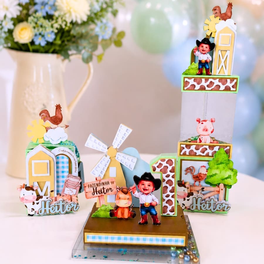Caixas personalizadas para festa infantil