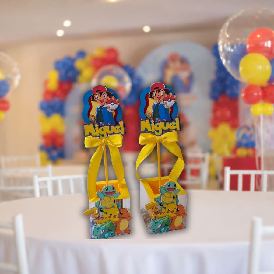 Centro de mesa personalizado para decoração de festa